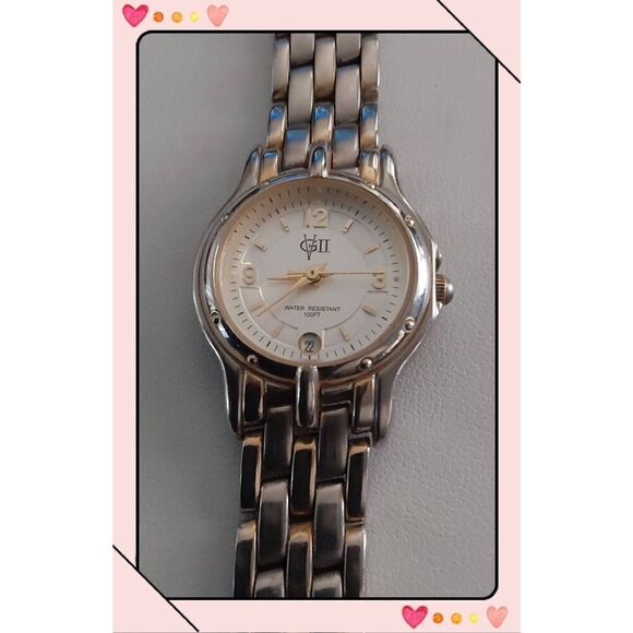 Vintage GII Metal Bezel Quartz Woman\'s Watch